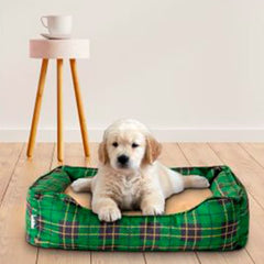 Cama mascotas Wodoti. Estampados Verde - astorpet