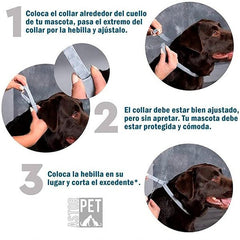 Collar Antiparasitario Gris para Perro - astorpet